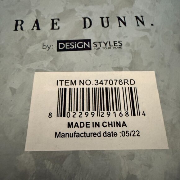 Rae Dunn Galvanized Desktop Organizer Rotating Spinner for Pens Brushes Pencils - Picture 9 of 12